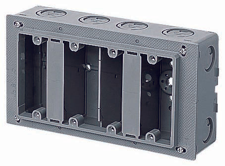 CSW-4N｜樹脂製埋込スイッチボックス