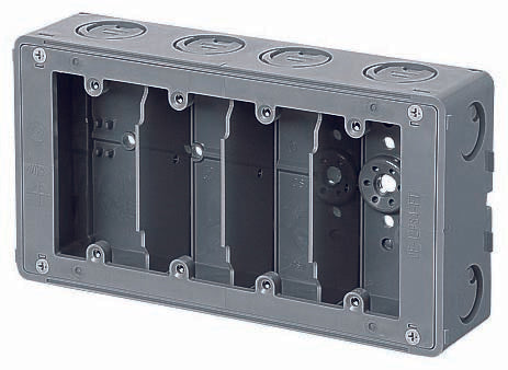 CSW-4NF｜樹脂製埋込スイッチボックス