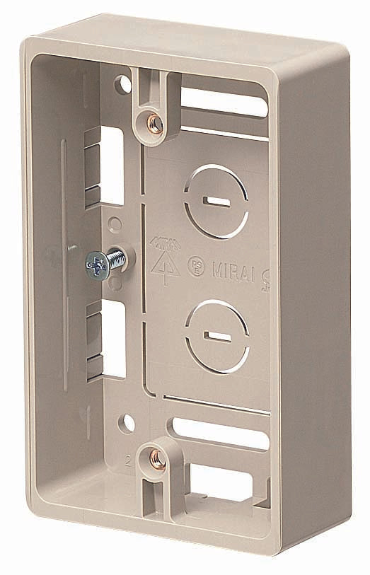 MSB-1SM｜浅形モール用スイッチBOX