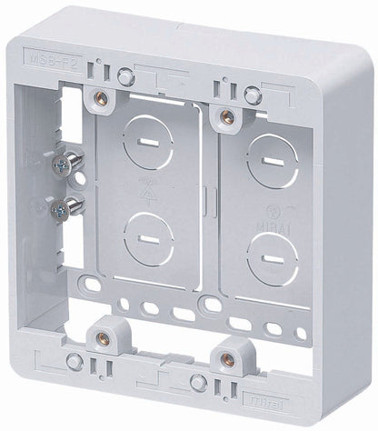 MSB-F2W｜モール用スイッチボックス