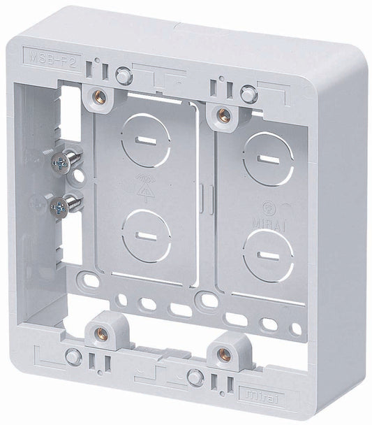 MSB-F2W｜モール用スイッチボックス