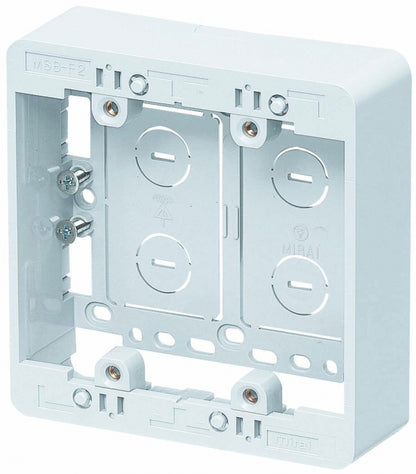 MSB-F2W｜モール用スイッチボックス