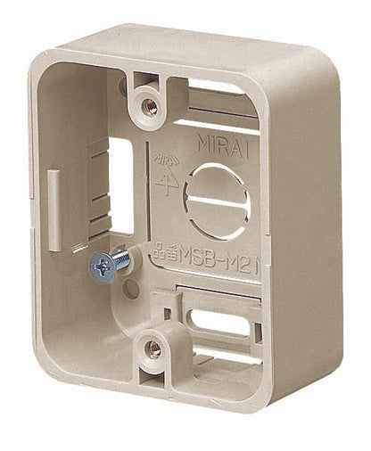 MSB-M2J｜モール用スイッチボックス