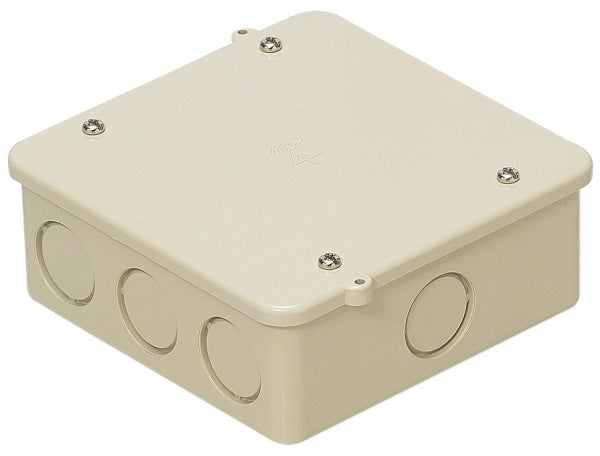 pinojelly 未開封BOX PVM16-2LJ 露出用丸形ボックス〈平蓋〉 (2方出・L) 1個 未来工業