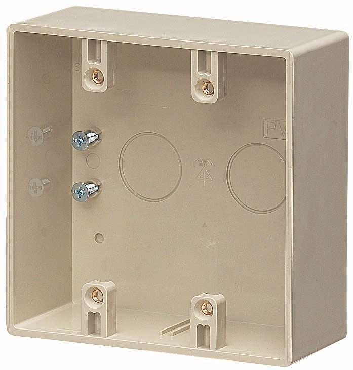 PVR-0WJ｜露出2コ用スイッチボックス