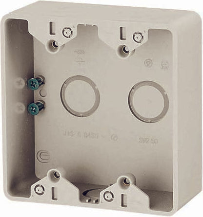 PVR-0WSM｜露出2コ用スイッチボックス