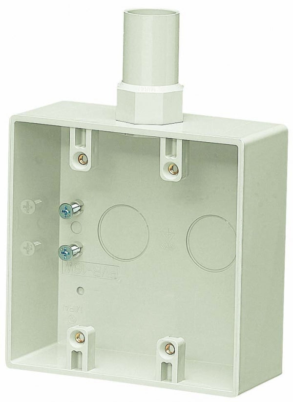 PVR-14WM｜露出2コ用スイッチボックス