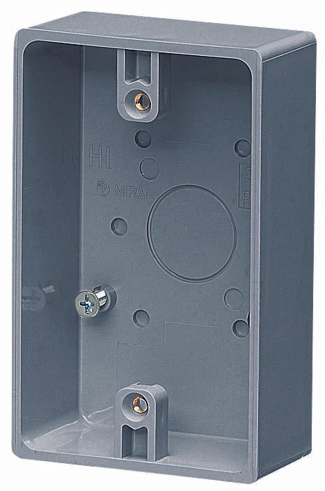 PVR16-0｜露出1コ用SWBOX グレー