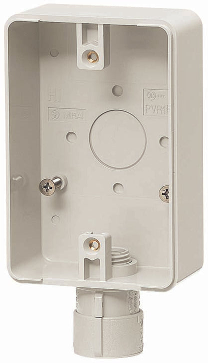 PVR16-BC1GM｜露出スイッチBOX Mホワイト