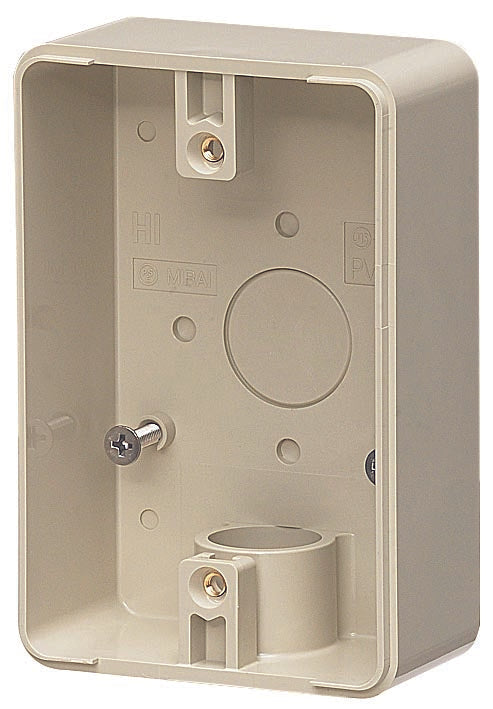 PVR16-BC1J｜露出スイッチBOX ベージュ