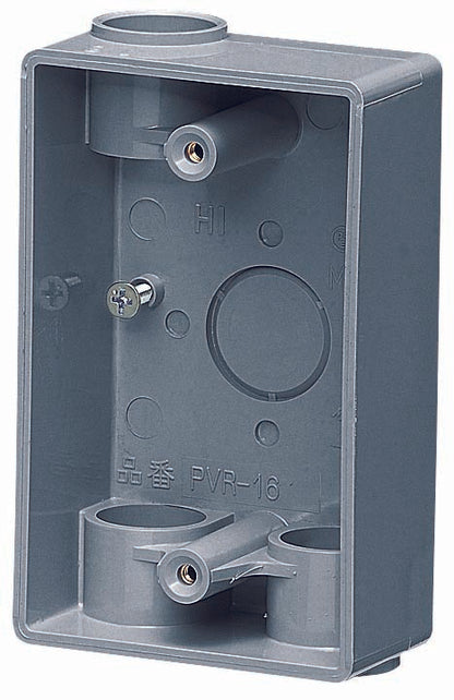 PVR-16｜露出下面2コ口スイッチBOX