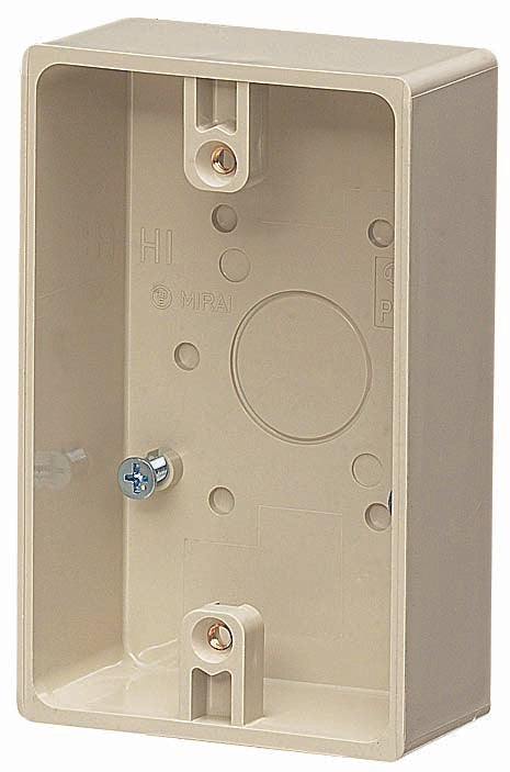 PVR22-0J｜露出1コ用SWBOX ベージュ