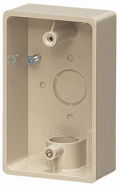 PVR22-1J｜露出1コ用SWBOX ベージュ