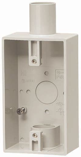 PVR22-2LM｜露出1コ用SWBOX 1・2方出