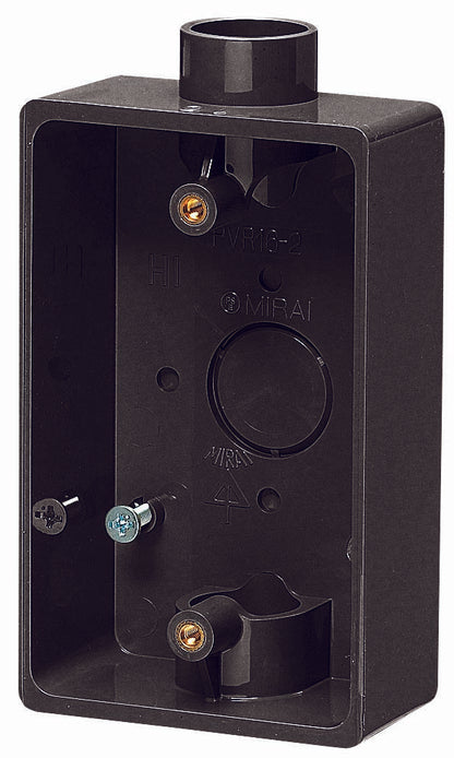 PVR22-2T｜露出1コ用SWBOXチョコレート