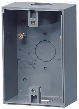 PVR22-BC1A｜露出スイッチBOX グレー