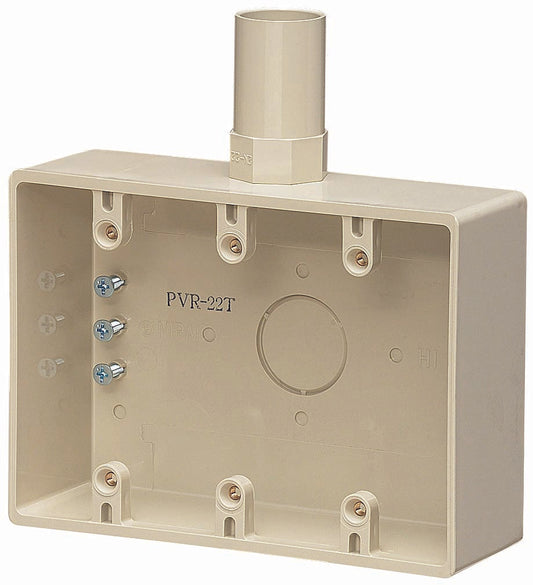 PVR-22TJ｜露出3コ用スイッチボックス