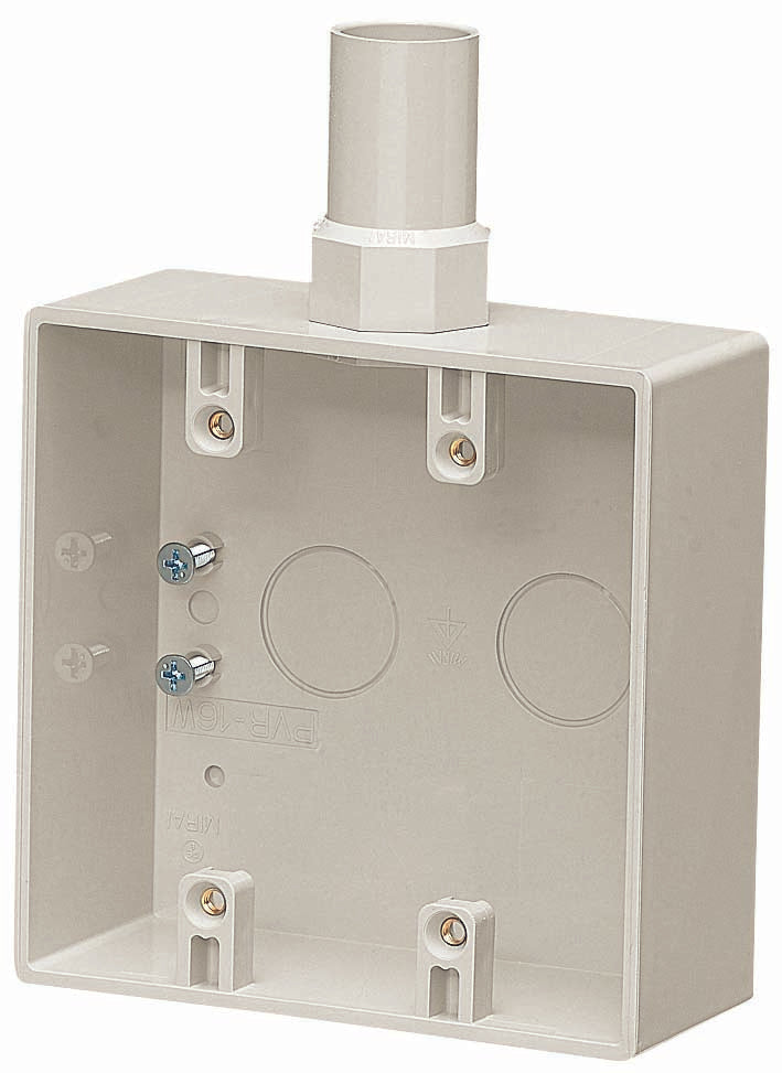 PVR-22WM｜露出2コ用スイッチボックス