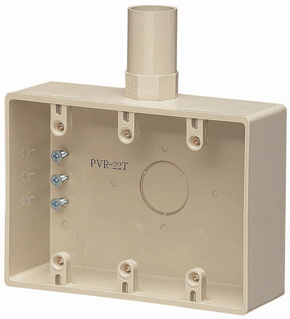 PVR-28TJ｜露出3コ用スイッチボックス