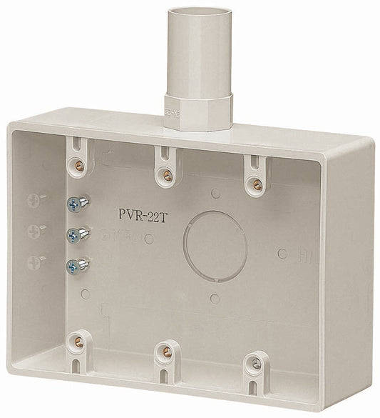 PVR-28TM｜露出3コ用スイッチボックス