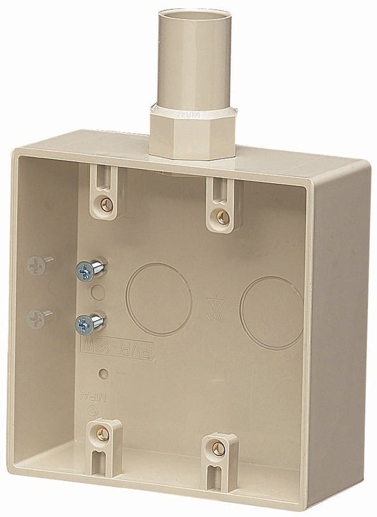 PVR-28WJ｜露出2コ用スイッチボックス