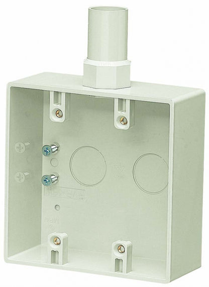 PVR-28WM｜露出2コ用スイッチボックス