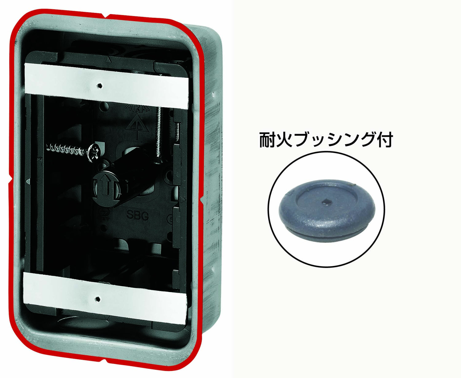 SBG-1F-K｜鋼カバー付スライドボックス