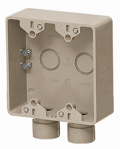 SW2-22WFG｜露出スイッチボックス Gタイプ