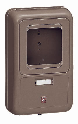 WP-2LB｜電力量計ボックス Lブラウン