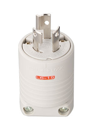 MH7171W|接地2P 15A 引掛プラグ 白