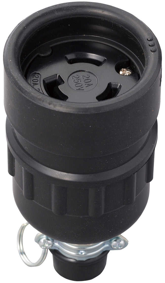 MH8113|接地2P 20A 引掛防水コネクタ ボデー