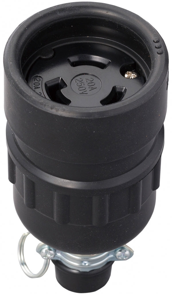 MH8113|接地2P 20A 引掛防水コネクタ ボデー