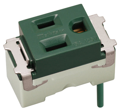 ML1214M-1|ML接地コンセント 緑