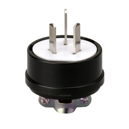 MP7006|3P 15A プラグ(黒)