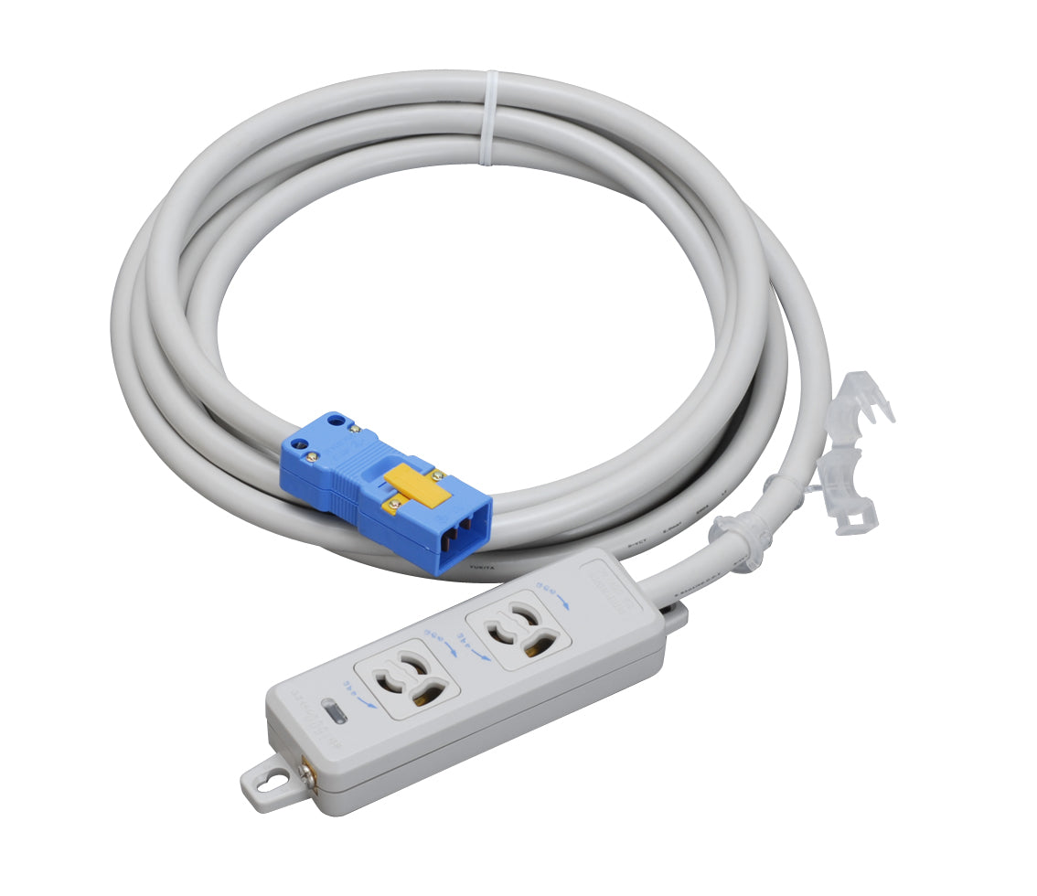 MR7902NT3|横形OA用抜止接地タップ2個口