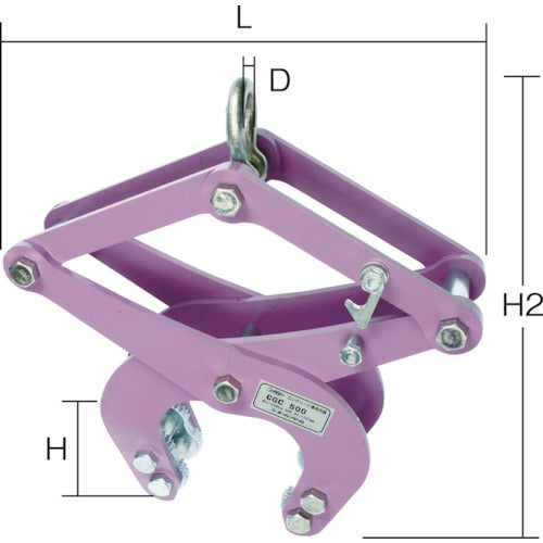 4514831｜スーパー U字溝吊クランプ